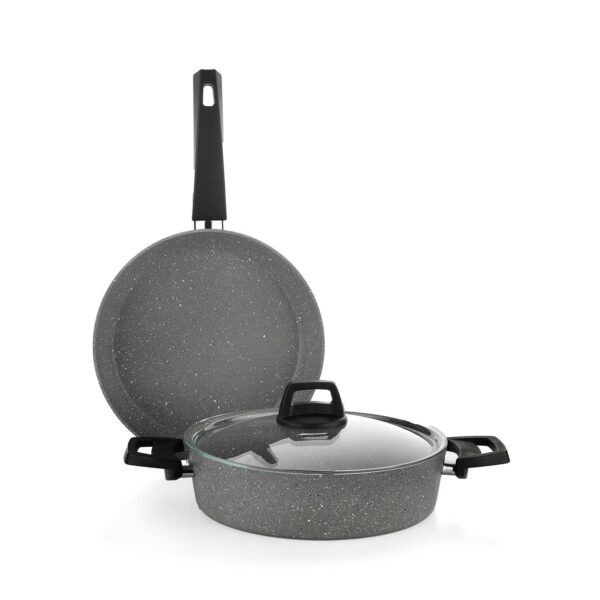 Schafer Eternal - Set Tenxhere e sheshte 26cm + Tigan 26cm-Gri - Figura 6