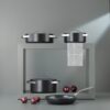 Schafer Moonlight - Set Tenxheresh qeramik 7 pjesë-E zezë