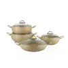 Schafer New Jupiter Set Tenxhere 8 Pjese-Krem - Image 3