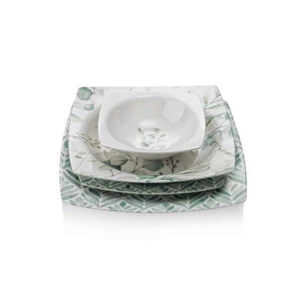 Schafer Earth Set Pjatash 24 Copë-E gjelbër - Figura 6