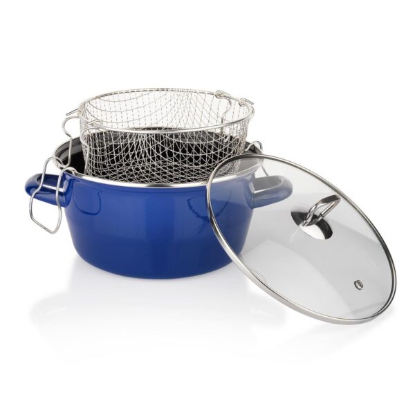Schafer Fry Pot Tenxhere me Friteze-Blu - Image 3