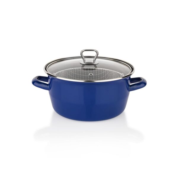 Schafer Fry Pot Tenxhere me Friteze-Blu - Image 4