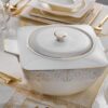 Schafer Glamour Point Set Pjatash 60 Copë-E bardhë - Figura 11