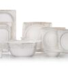 Schafer Glamour Point Set Pjatash 60 Copë-E bardhë - Figura 2