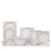Schafer Glamour Point Set Pjatash 60 Copë-E bardhë - Figura 5