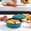Schafer Guss Chef Tenxhere E Sheshte 26 cm-Blu