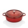 Schafer Guss Chef Tenxhere E Sheshte 28 cm - E kuqe - Figura 6