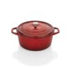 Schafer Guss Chef Tenxhere 24Cm.-E kuqe - Image 3