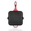 Schafer Guss Chef Tigan Grill -28x28Cm-E kuqe - Image 3