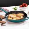 Schafer Guss Chef Tigan Rrethor 28 cm -Turquoise - Image 3