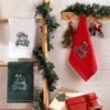 Schafer Peshqir me Dekor Home Christmas  40x60 Cm-i Bardhe