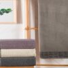 Schafer Peshqire Home Dobby Line 1 cope 50×90 Cm-Gri - Image 2