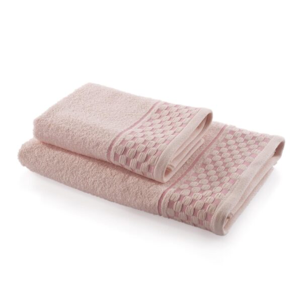 Schafer Home Perla Peshqir 2 Pjese - Roze - Figura 2