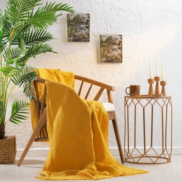 Schafer Home Petra Kuvert 200x230 - 1 copë - Mustard