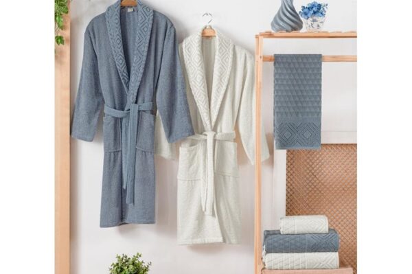 Schafer Home Rosinda Set Robdisham – Blu/Gri
