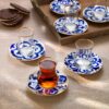 Schafer Levada  Set çaji për 6 persona 12 copë-Blu - Figura 2