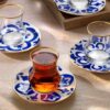 Schafer Levada  Set çaji për 6 persona 12 copë-Blu