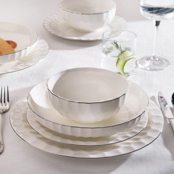 Schafer Nancy Set Pjatash 24 copë - Argjend - Figura 2