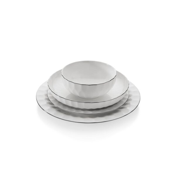 Schafer Nancy Set Pjatash 24 copë - Argjend - Figura 4