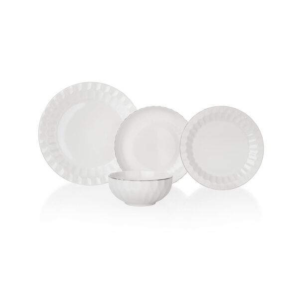Schafer Nancy Set Pjatash 24 copë - Argjend - Figura 3