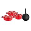 Schafer Pro Cast Set Tenxheresh 7 Pjese-E kuqe - Image 2