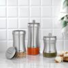Schafer Set Kontenieresh Retro me 3 madhësi - Inox