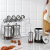Schafer Retro Mbajtese Erëzash 9 pjese-Inox
