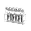 Schafer Retro Mbajtese Erëzash 9 pjese-Inox - Figura 2