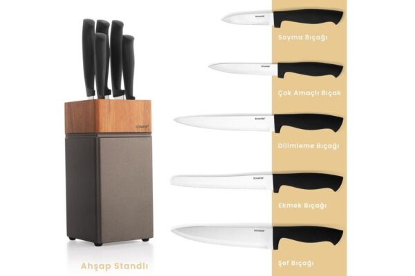 Schafer Set Thikash Solide 6 Copë - Figura 3