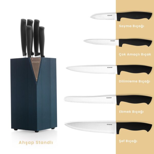 Schafer Solide Set Thikash 6 Pjese-Jeshile - Image 3