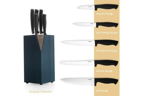 Schafer Solide Set Thikash 6 Pjese-Jeshile - Image 5