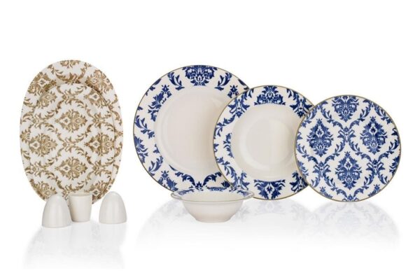 Schafer Set Pjatash Volte 55 copë-Blu marine - Figura 2