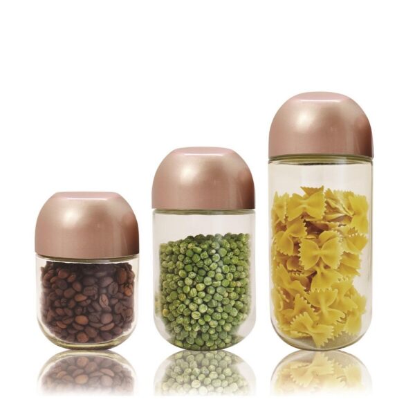 Schafer Best Chef Set 3 Kavanoz-Roze