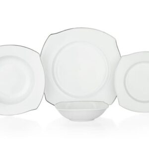 Schafer Set Pjatash Durell 24 copë- Platin