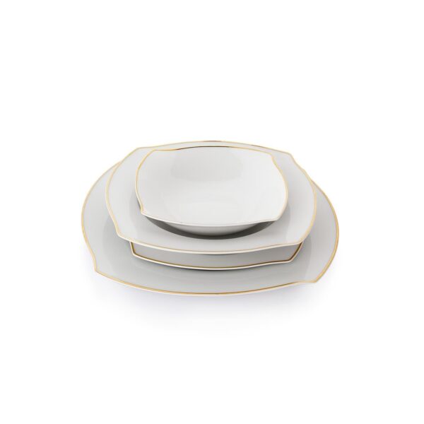 Schafer Set Pjatash Durell 24 copë- I bardhe - Image 3