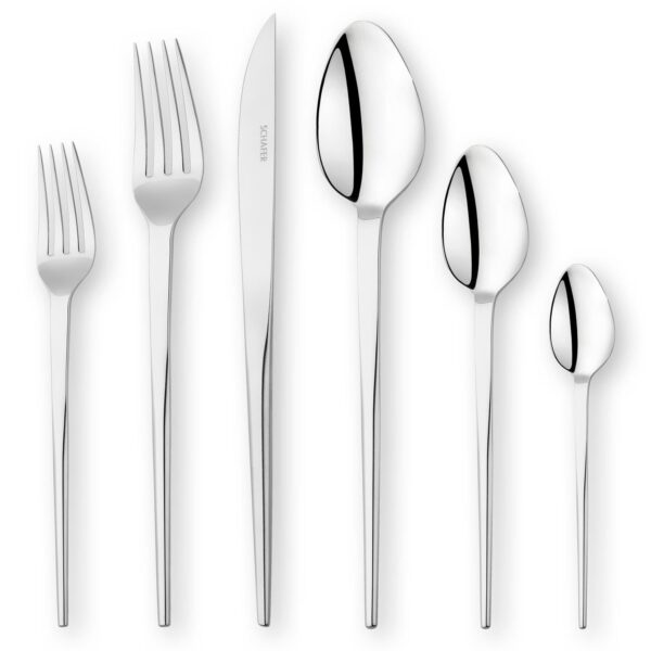 Schafer Set Servirjeje Hamburg 72 copë – Silver - Image 2