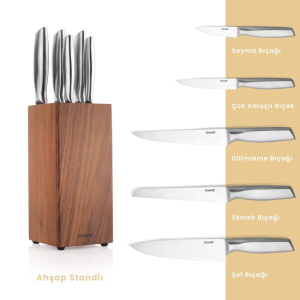 Schafer Solide Set Thikash Inox me Mbajtese Druri 02 - Image 4