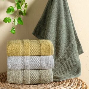 Schafer Home Arya Set Peshqir 4 Cope- Jeshile