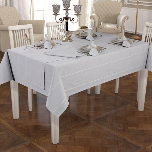 Schafer Home Dora Set Mbulese Tavoline 10 Pjese-Gri - Image 4