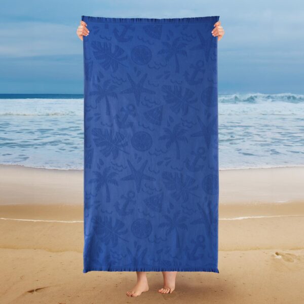 Schafer Home Stirpe Peshqir Plazhi- Blu