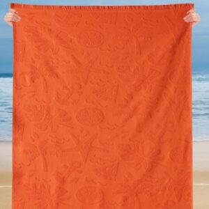Schafer Home Stripe Peshqir Plazhi- Portokalli