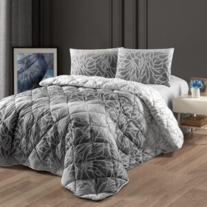 Schafer Home Ladin Set Mbulese Krevati 4 Pjese- Gri