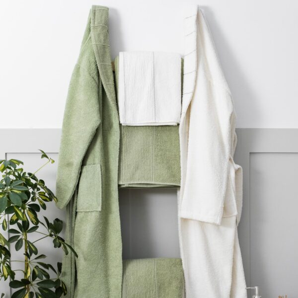 Schafer Home Jadore Set Rrobdisham 6 Pjese - Jeshile/ E Bardhe - Image 4