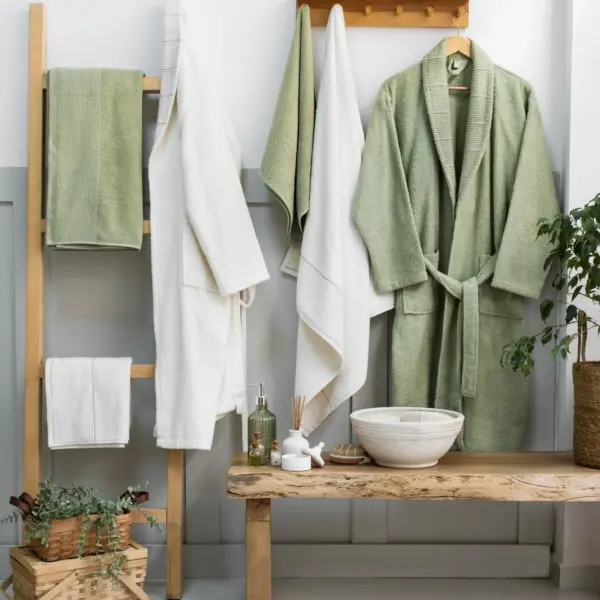 Schafer Home Jadore Set Rrobdisham 6 Pjese - Jeshile/ E Bardhe - Image 2