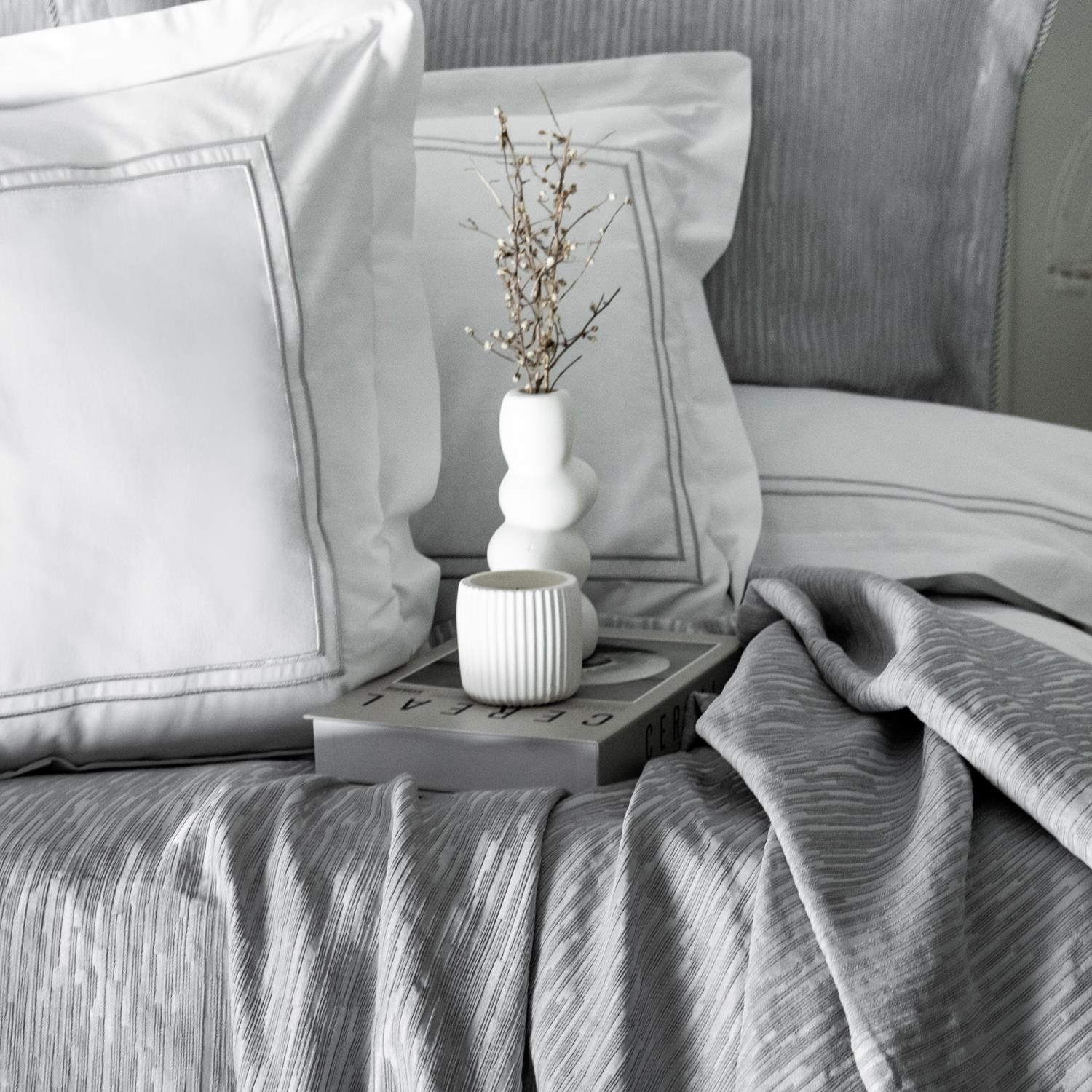 Schafer Home Pavia Chenille Set Mbulesash Jorgani 7 pjese -Gri - Image 4