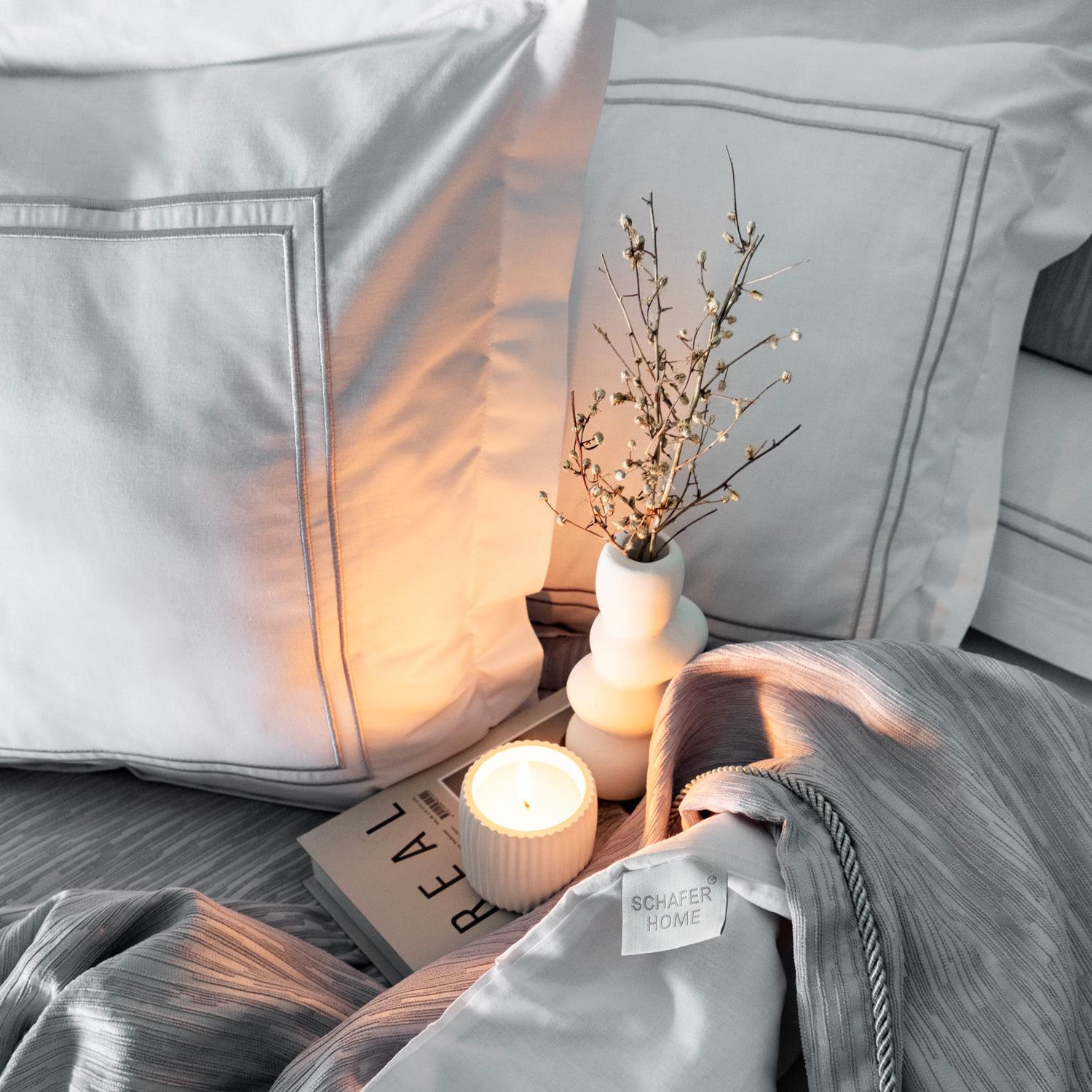 Schafer Home Pavia Chenille Set Mbulesash Jorgani 7 pjese -Gri - Image 3