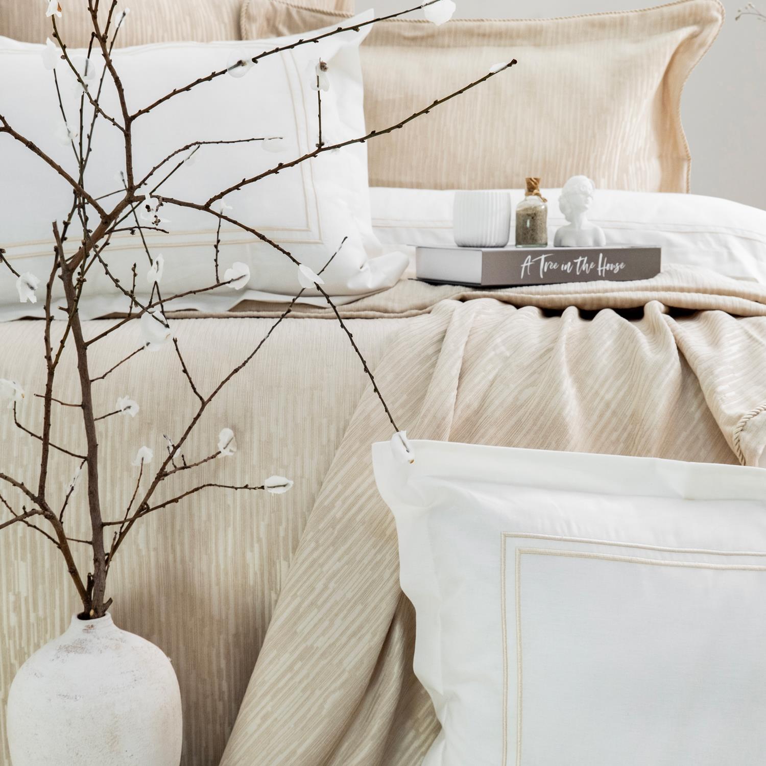 Schafer Home Pavia Chenille Set Mbulesash Jorgani 7 pjese-Bezhe - Image 4