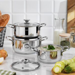 Schafer Steel Storm Set Tenxhere Inox 18-10-6 Pjese